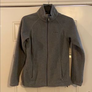 Gray women’s Columbia zip up . Worn very few times